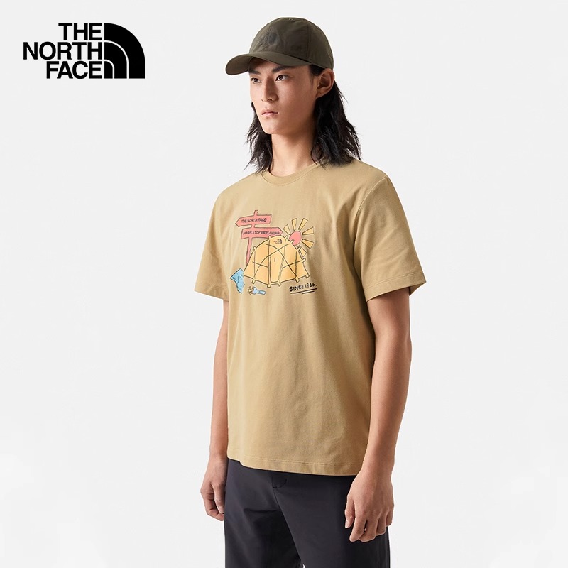 TheNorthFace北面春夏新款短袖T恤男士户外吸湿t恤透气上衣|7WF8 - 图0
