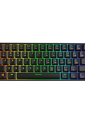 NEW GK61 Swappable 60% RGB Keyboard Customized Kit PCB Moun