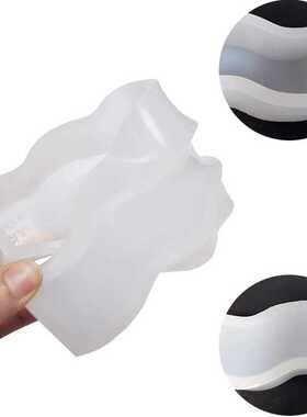 Long Wave Candle Mould Epoxy Casting Resin Moulds Pillar
