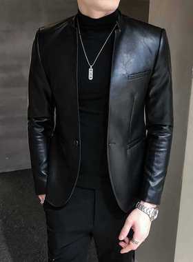 2022 Brand Clothing Fashion Men's High Quality Casual Leathe