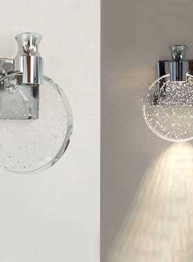 Nordic Wall Lamp Light Luxury Bedroom Bedside Crystal Lamp L