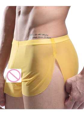 Higen quality Summer Style Mens Slim shorts Mesh Boxer Breat