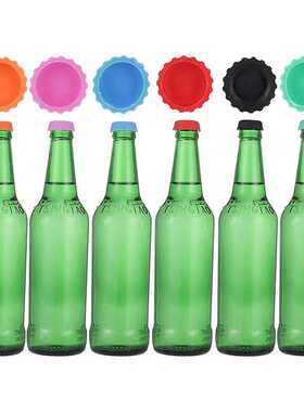 12Pcs Reusable Silicone Beer Bottle Stopper Bottle Caps
