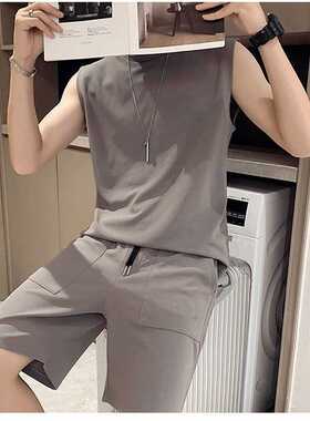 Korean Fashion 2 Piece Set Summer Clothes For Men Inside Hom