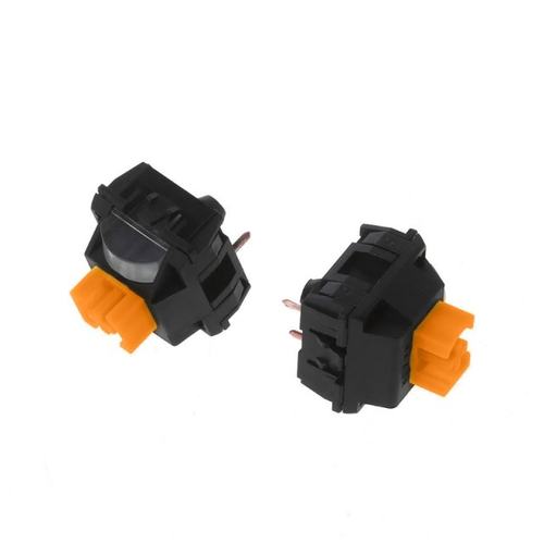 2 Pcs Dust-proof Orange Keyboard Switches for Mechanical Gam - 图2