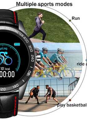 LIGE Sport smartwatch Men for Android ios Heart Rate Blood