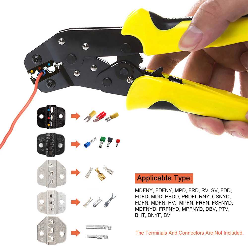 Wire Crimpers Multifunctional 5 in1 Engineering Ratcheting - 图3