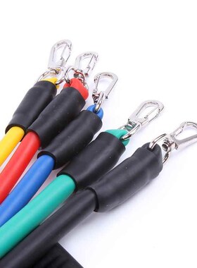 11Pcs Resistance Bands Set Yoga Exercise Fitness Band Rubb