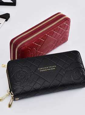 Women's wallet New Phone Purses Big Female Purse Leather Bra