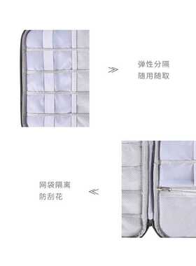 Digital Storage Bag USB Data Cable Organizer Earphone Wire B