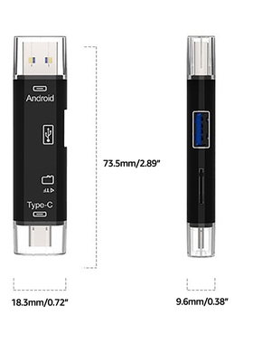 New USB2.0 Card Reader High Speed TF Micro USB Card Reader T