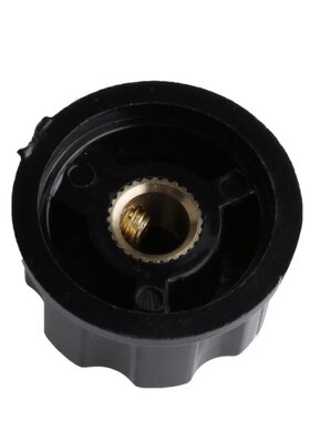 5Pcs New Control Rotary Knob For 6mm Knurled Shaft Potentiom