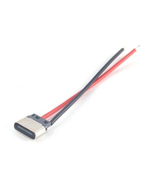 5pcs USB Type-C 2P Welding Wire Female Connector Cable For M