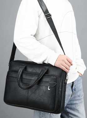 2022 Brand Business Men	s Briefcase High Totes Leathe