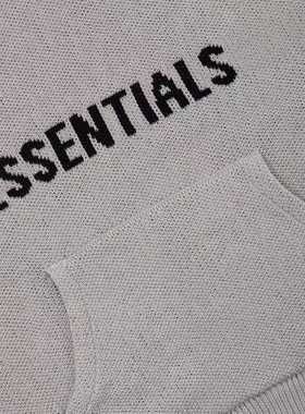 Essentals Kntted Pullover Kanye West Hooded Men's an