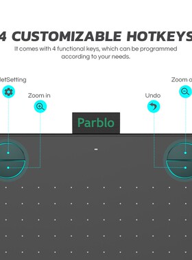Parblo A640 V2 Digital Tablets Signature Graphics Drawing P