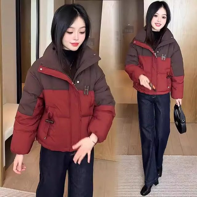 Korean new style niche thickened cotton coat short jacket