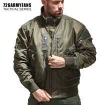 ma1 Pilot Jacket Mens Outdoor Big Code European And European Style Retro Autumn Winter Thickened Tide Camouflaque Jacket Jacket