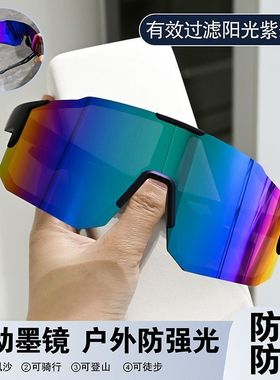 雪地登山护目镜骑行墨镜多功能防护镜防风徒步防紫外线太阳眼镜