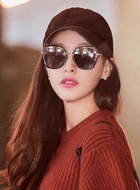 唐嫣同款网红墨镜女2025新款高级方圆脸显小太阳眼镜偏光防紫外线