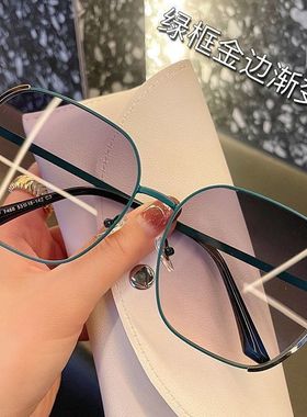 墨镜男女同款防晒2023年新款防紫外线太阳眼镜大脸显瘦高级感insX