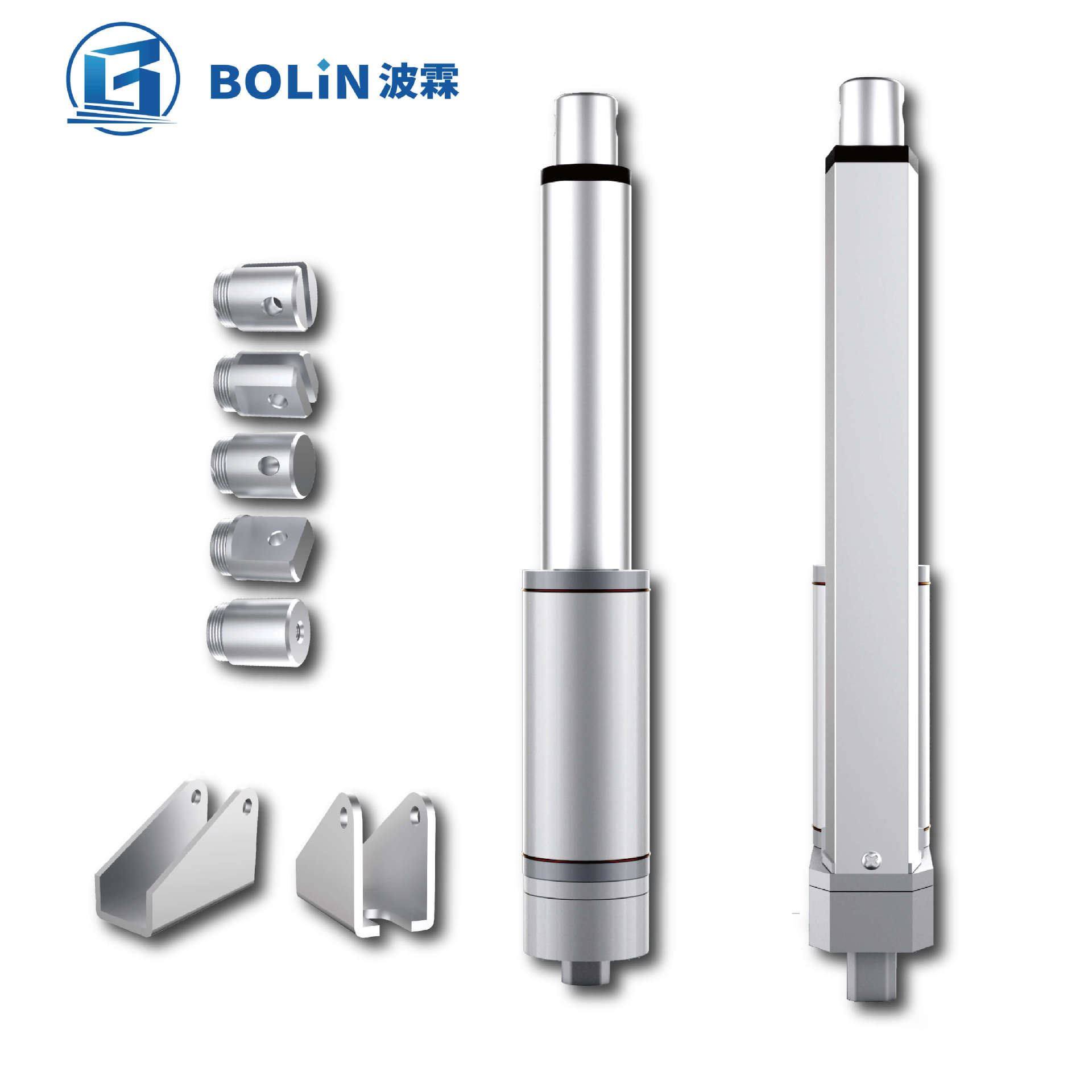 电动推杆伸缩杆撑杆12v24V大推力小型直流电机低噪工业电缸升降杆_虎窝淘