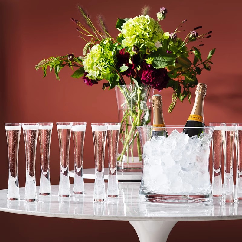 英国LSA 珍珠彩虹葡萄酒杯香槟杯鸡尾杯进口红酒杯送礼少女心杯子 - 图2