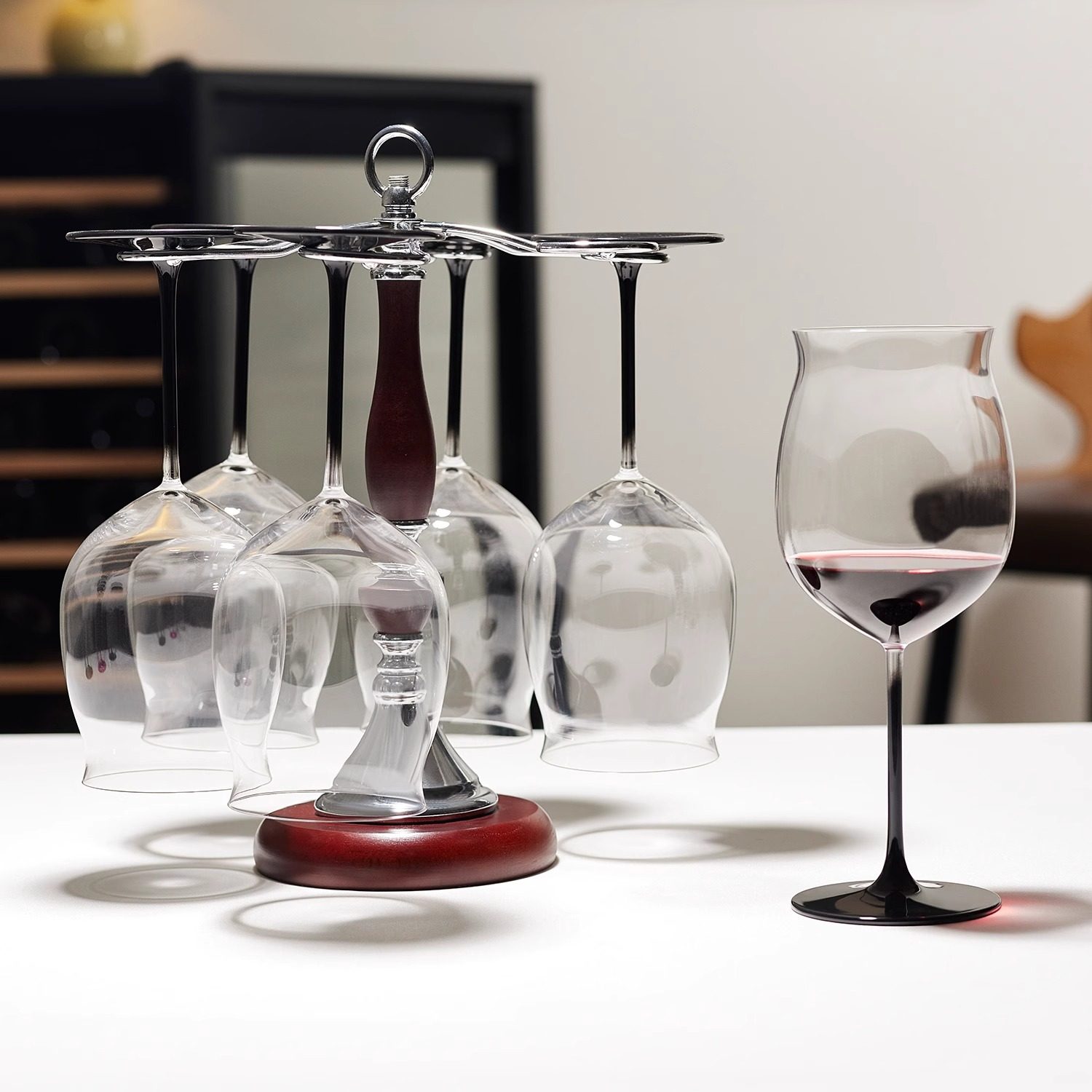 土耳其Nude努德红领结水晶玻璃勃艮第杯波尔多轻奢高档彩杆红酒杯,淘宝优惠券,粉丝福利购,淘宝优惠卷