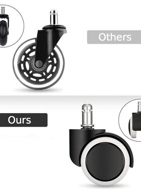 Office Chair Caster 6 pcs x Chair Replacement Wheels Swivel