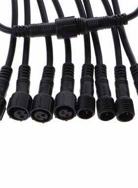 5 Pairs 2 Pin Male to Female Connector Waterproof Cable For