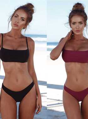 Bikini Swimsuit Beachwear Push Up Padded Bra Top G- String P
