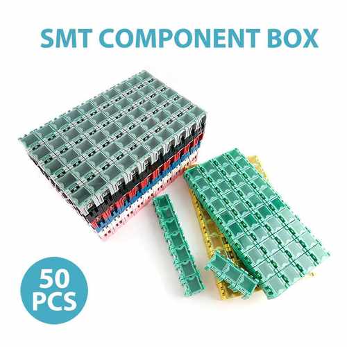 50 Pcs/Set SMD SMT Electronic Component Container Mini - 图2