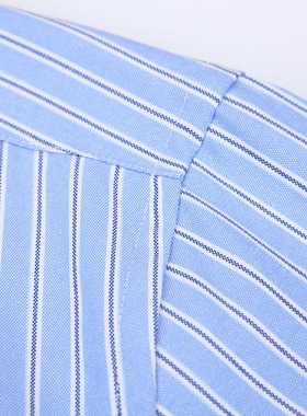 Men's Button Down Casual Durable Oxford Shirt Single Patch P