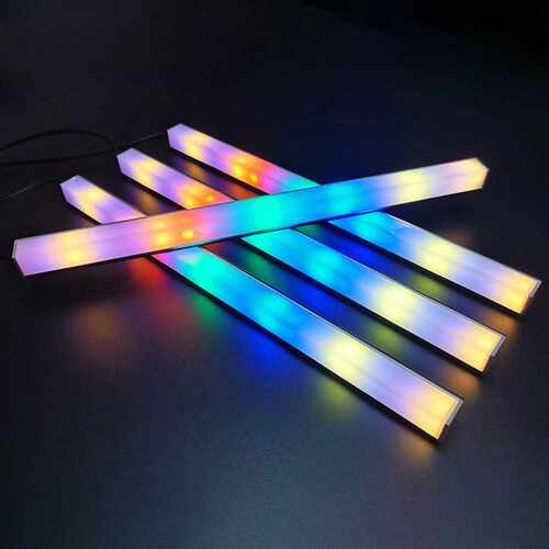 COOLMOON 0cm Aluminum alloy RGB PC Case LED Strip Magnetic - 图0