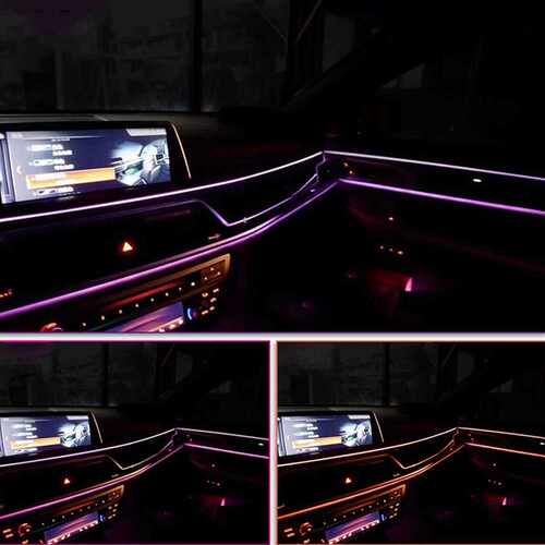 1/2/3/5 Car Interior Led Decorative Lap EL Wiring Neon - 图1