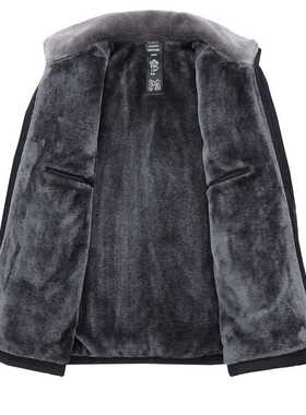 New Men's Winter Jackets Thick Turn-down Collar Park