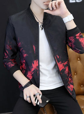 Spring Autumn New Men's Bomber Zipper Jacket Male Casual Str
