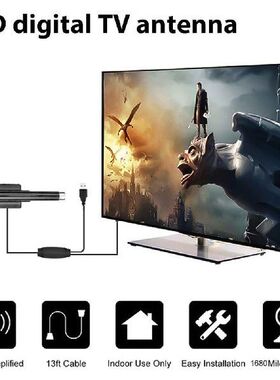 High Gain 36DB HD Digital TV Antenna Indoor Amplifier