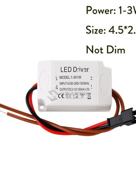 LED Constant Current Driver 85-265V 1-3W 4-5W 4-7W 8-12W 18-