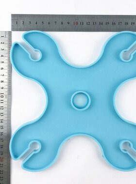 6 Pcs/Set Wine Rack Epoxy Resin Mold Cup Holder Coaster Sili