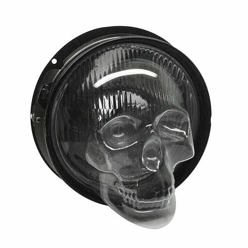 2021 New Fancy Skull shaped Plastic car lampshade high beam - 图3