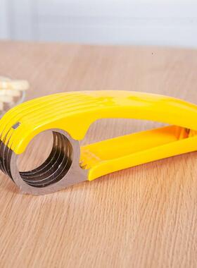 Stainless Steel Banana Sausage Fruit Vegetable Cutter Slicin