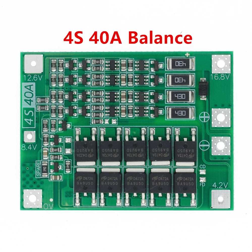 3S 4S 5S Li-ion Lithium Battery 18650 Charger BMS 25A 30A 40 - 图3