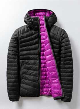 Winter Jacket Women Ultra Light Down Jacket White Duck Fur D
