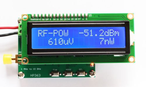 1MHz～10GHz -50～0dBm RF power meter Can set RF Power Attenu - 图0
