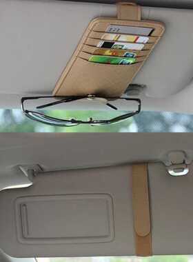 Car Auto Sun Visor Point Pocket Organizer Pouch Bag Card Gla