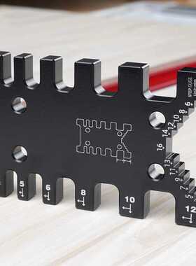 2 In1 Woodworking Measuring Ruler Mortise and Tenon Router