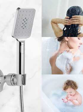 Shower Head Handset Holder Chrome Bathroom Wall Mount Adjust
