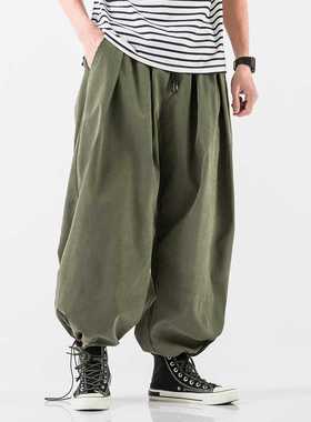 2022 Sreetwear Harem Pants Men's Baggy Jogging Sweatpants Ov