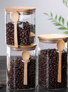 800/1000/1200ML Food Storage Container Square Glass